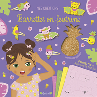 Image de Barrettes en feutrine exotiques