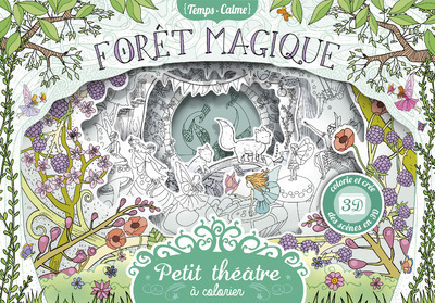 Picture of Petit théâtre à colorier - Forêt magique