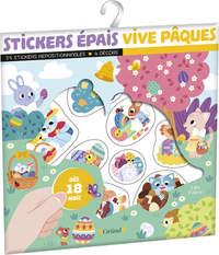 Image de Stickers épais - Vive Pâques