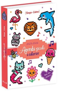 Picture of Agenda pixels à colorier 2025-2026