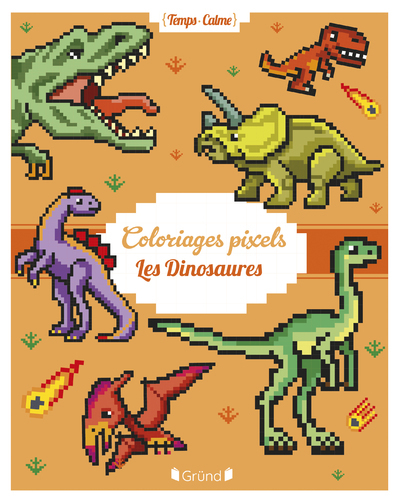 Image de Coloriages Pixels - Les Dinosaures