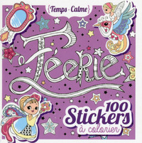 Image de 100 stickers à colorier - Féerie