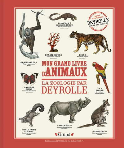 Image de Mon grand livre d'animaux - La Zoologie par Deyrolle