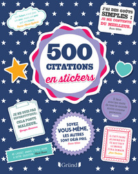 Image de 500 Citations en stickers