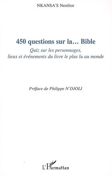 Picture of 450 questions sur la... Bible