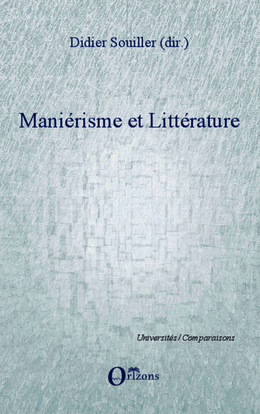 Picture of Maniérisme et littérature