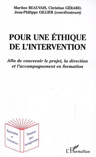 Picture of Pour une éthique de l'intervention