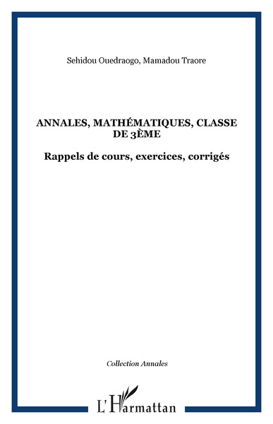 Image de Annales, mathématiques, classe de 3ème