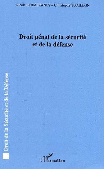 Image de Droit pénal de la sécurité et de la défense