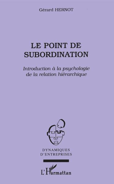 Image de Le point de subordination