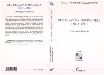 Picture of Des travaux personnels encadrés