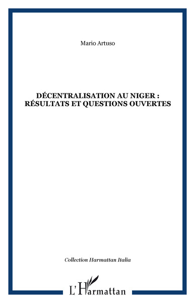 Image de Décentralisation au Niger : résultats et questions ouvertes