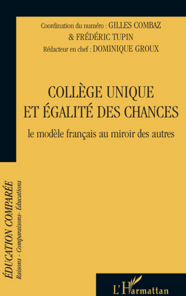 Picture of Collège unique et égalité des chances