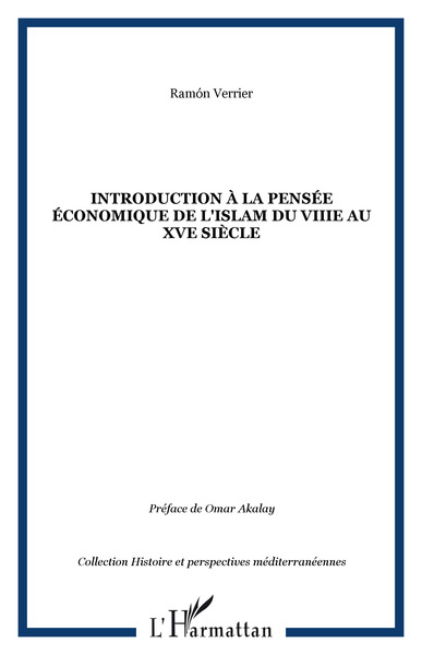 Image de Introduction à la pensée économique de l'Islam du VIIIe au XVe siècle
