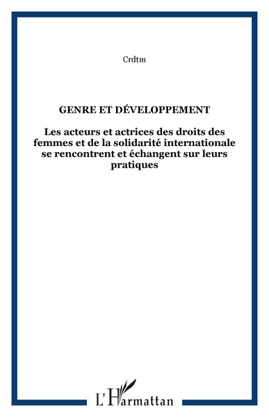 Picture of Genre et développement