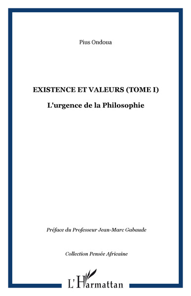 Picture of Existence et valeurs (tome I)