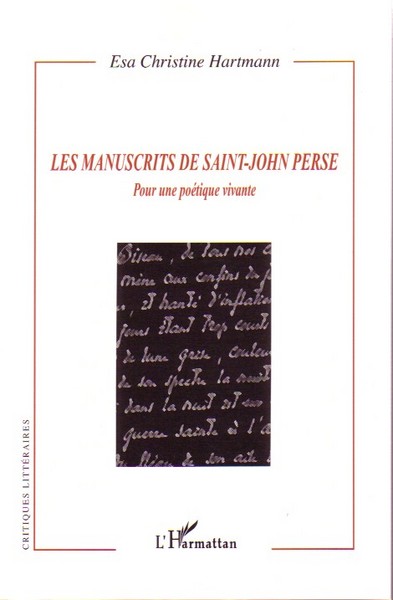 Image de Les manuscrits de Saint-John Perse