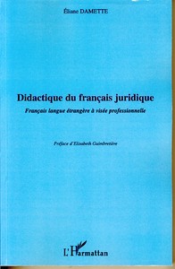 Picture of Didactique du français juridique