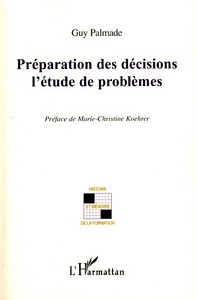Image de Préparation des décisions l'étude de problèmes