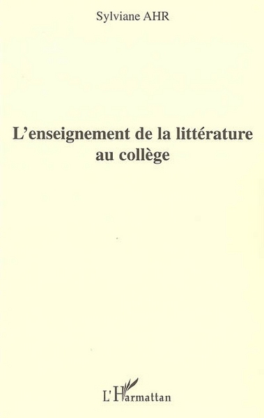 Image de L'enseignement de la littérature au collège