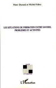 Picture of Les situations de formation entre savoirs, problèmes et activités