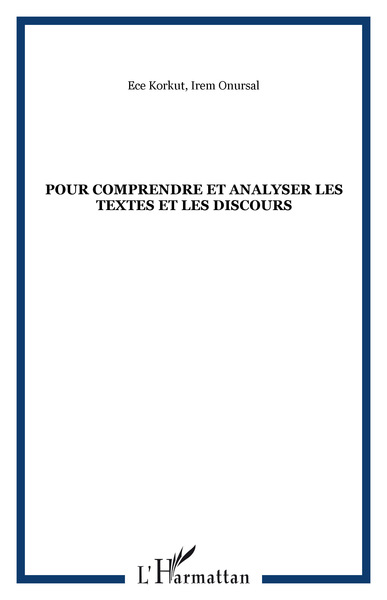 Image de Pour comprendre et analyser les textes et les discours