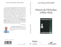 Picture of HISTOIRE DE L'IG-FARBEN 1905-1952