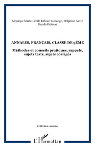 Image de Annales, français, classe de 3ème