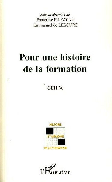 Picture of Pour une histoire de la formation