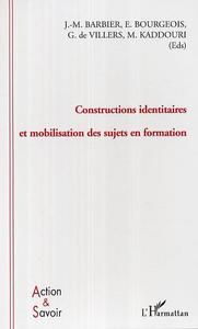 Picture of Constructions identitaires et mobilisation des sujets en formation