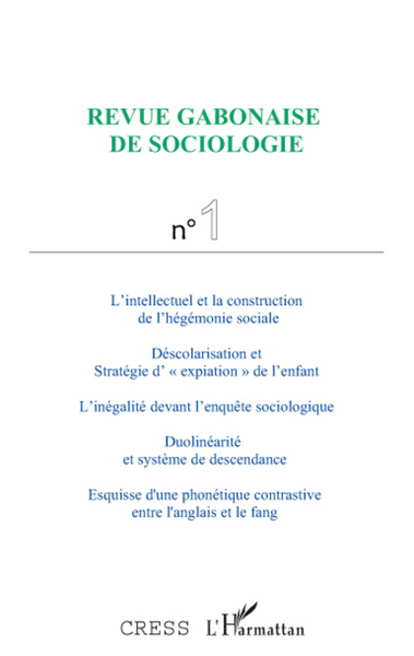 Picture of Revue gabonaise de sociologie