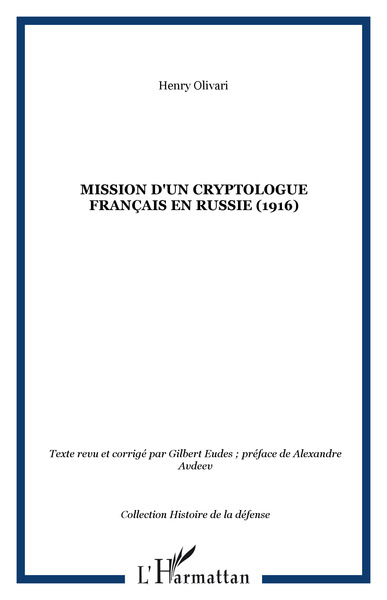 Picture of Mission d'un cryptologue français en Russie (1916)