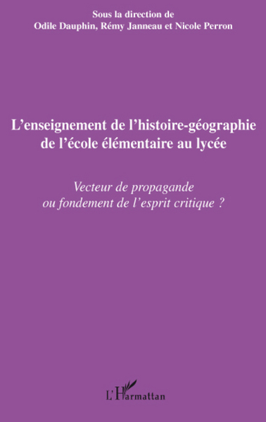 Image de L'enseignement de l'histoire-géographie de l'école élémentaire au lycée