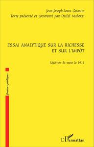 Image de Essai analytique sur la richesse et sur l'impôt