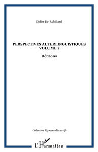 Image de Perspectives alterlinguistiques Volume 1