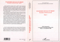 Image de Economie sociale et droit (Tome 1)