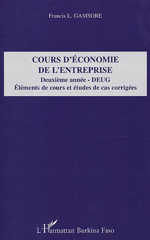 Image de Cours d'économie de l'entreprise
