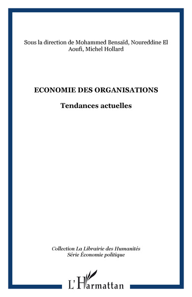 Image de Economie des organisations