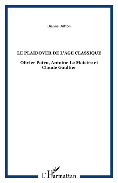 Image de Le plaidoyer de l'âge classique