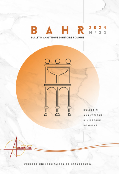 Picture of Bulletin analytique d'histoire romaine n°33/2024