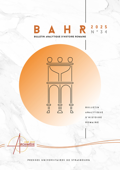 Picture of Bulletin analytique d'histoire romaine n°34/2025