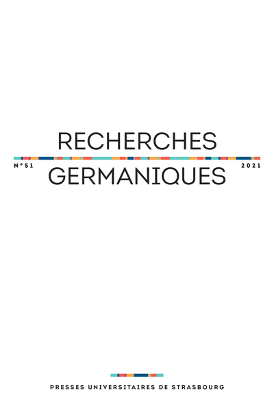 Picture of Recherches germaniques N.51