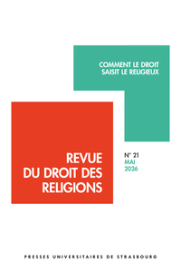 Picture of Revue du droit des religions n° 21/2026