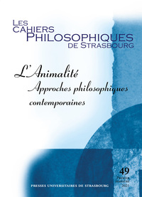 Picture of L ANIMALITE APPROCHES PHILOSOPHIQUES CONTEMPORAINES