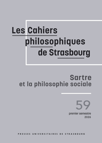 Picture of Sartre et la philosophie sociale