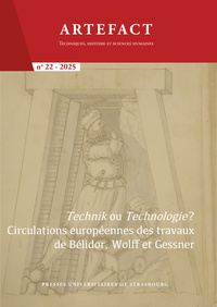 Image de Artefact. Techniques, histoire et sciences humaines n°22/2025