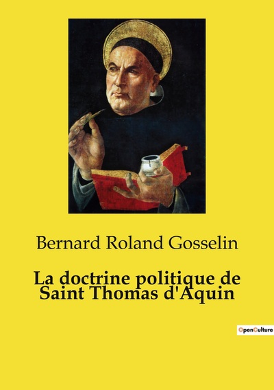 Picture of La doctrine politique de Saint Thomas d'Aquin