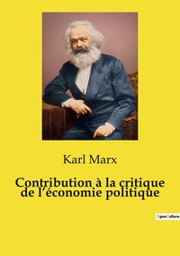 Picture of Contribution à la critique de l'économie politique