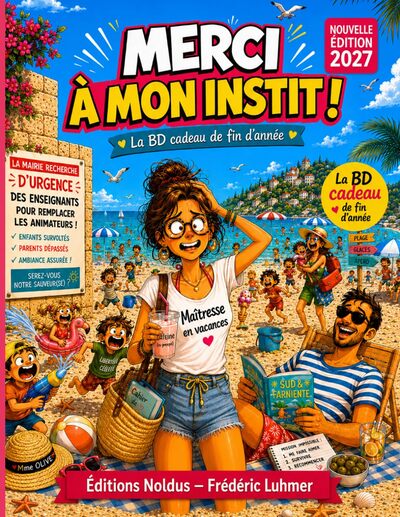 Image de BD Maitresse d'école en vacances - Cadeau de fin d'année - Merci à mon instit Nouvelle édition 2027
