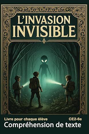 Image de Compréhension de texte Livre pour chaque élève L'Invasion InvisIble DYS CE2 CM1 CM2 6e
